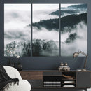 Foggy Forest Landscape Wall Art Canvas Print – Misty by MyGreatCanvas | Canvas Wall Art Prints | Photo Prints & Wall Decor