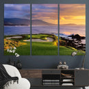 Pebble Beach Golf Wall Art Canvas Print – Iconic Coastal by MyGreatCanvas | Canvas Wall Art Prints | Photo Prints & Wall Decor