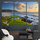 Pebble Beach Golf Links Wall Art Canvas Print – Iconic