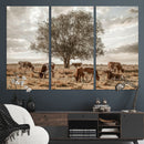 Texas Longhorn Cattle Wall Art, Rustic Western Ranch Canvas by MyGreatCanvas | Canvas Wall Art Prints | Photo Prints & Wall Decor