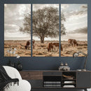 Texas Longhorn Cattle Wall Art, Rustic Western Ranch Canvas by MyGreatCanvas | Canvas Wall Art Prints | Photo Prints & Wall Decor