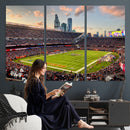 Chicago Bears Soldiers Field Wall Art Canvas Print – Framed