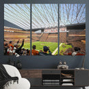 Cleveland Browns Stadium Wall Art Canvas Print – Framed NFL
