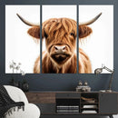 Scottish Highland Cow Canvas Print, Framed Highland Cow by MyGreatCanvas | Canvas Wall Art Prints | Photo Prints & Wall Decor