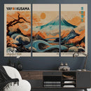 Yayoi Kusama Inspired Japanese Landscape Wall Art Canvas by MyGreatCanvas | Canvas Wall Art Prints | Photo Prints & Wall Decor