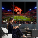 Jordan-Hare Football Stadium Wall Art Canvas Print, Football
