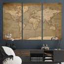 World Map Canvas Print – Framed Travel Map Wall Art for by MyGreatCanvas | Canvas Wall Art Prints | Photo Prints & Wall Decor