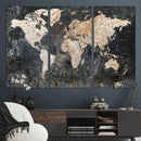 World Map Canvas Print – Detailed Map of the World Wall Art by MyGreatCanvas | Canvas Wall Art Prints | Photo Prints & Wall Decor