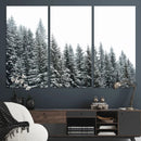 Misty Mountain Forest Canvas Print, Foggy Pine Trees Nature by MyGreatCanvas | Canvas Wall Art Prints | Photo Prints & Wall Decor