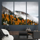 Autumn Forest Wall Art Canvas Print, Foggy Mountain by MyGreatCanvas | Canvas Wall Art Prints | Photo Prints & Wall Decor