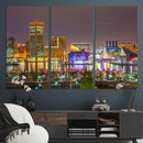 Baltimore Skyline Wall Art Canvas Print, Baltimore Downtown by MyGreatCanvas | Canvas Wall Art Prints | Photo Prints & Wall Decor