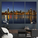 Chicago Wall Art Canvas Print - Chicago City Downtown Night by MyGreatCanvas | Canvas Wall Art Prints | Photo Prints & Wall Decor