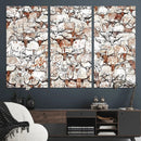 Abstract Longhorn Herd Wall Art Canvas Print - Abstract by MyGreatCanvas | Canvas Wall Art Prints | Photo Prints & Wall Decor