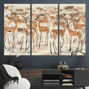 Gazelle Wall Art Canvas Print - Abstract Antelope Wall Art by MyGreatCanvas | Canvas Wall Art Prints | Photo Prints & Wall Decor