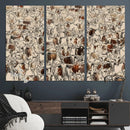 Abstract Longhorn Wall Art Canvas Print - Farm Animal by MyGreatCanvas | Canvas Wall Art Prints | Photo Prints & Wall Decor