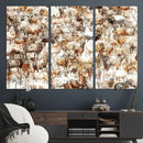 Farmhouse Bighorn Sheep Wall Art Canvas Print - Abstract by MyGreatCanvas | Canvas Wall Art Prints | Photo Prints & Wall Decor