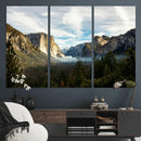 Yosemite Valley Mountain Wall Art Canvas Print, Granite by MyGreatCanvas | Canvas Wall Art Prints | Photo Prints & Wall Decor