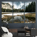 Yosemite Valley Mountain Wall Art Canvas Print, Granite by MyGreatCanvas | Canvas Wall Art Prints | Photo Prints & Wall Decor
