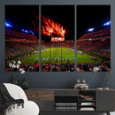 Auburn Stadium Wall Art Canvas Print, College Football Night by MyGreatCanvas | Canvas Wall Art Prints | Photo Prints & Wall Decor