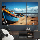 Fishing Boats Wall Art Canvas Print, Coastal Boat Beach by MyGreatCanvas | Canvas Wall Art Prints | Photo Prints & Wall Decor