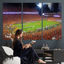 Clemson Football Stadium Wall Art Canvas Print, College