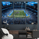 Detroit Lions Stadium Wall Art Canvas Print, Football Field by MyGreatCanvas | Canvas Wall Art Prints | Photo Prints & Wall Decor