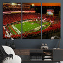 Georgia Bulldogs Stadium Wall Art Canvas Print, Sanford by MyGreatCanvas | Canvas Wall Art Prints | Photo Prints & Wall Decor