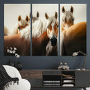 Wild Horse Herd Wall Art Canvas Print, Natural Horse by MyGreatCanvas | Canvas Wall Art Prints | Photo Prints & Wall Decor