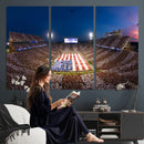 Oklahoma Sooners Memorial Stadium Wall Art Canvas Print,