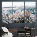 Frosted Fern Wall Art Canvas Print, Soft Winter Botanical by MyGreatCanvas | Canvas Wall Art Prints | Photo Prints & Wall Decor