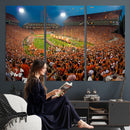 Clemson Tigers Memorial Stadium Wall Art Canvas Print
