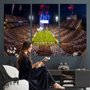 Oklahoma Memorial Stadium Wall Art Canvas Print – Oklahoma