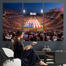 Oklahoma Memorial Stadium Wall Art Canvas Print – Oklahoma