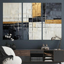 Gold Abstract Wall Art Canvas Print, Modern Luxury Geometric by MyGreatCanvas | Canvas Wall Art Prints | Photo Prints & Wall Decor