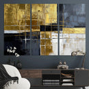 Gold Navy Abstract Wall Art Canvas Print, Modern Luxury by MyGreatCanvas | Canvas Wall Art Prints | Photo Prints & Wall Decor