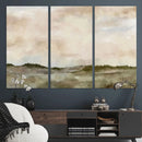 Muted Watercolor Hill Landscape Print — Beige Taupe Cloudy by MyGreatCanvas | Canvas Wall Art Prints | Photo Prints & Wall Decor