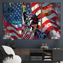 USA Statue of Liberty Graffiti Street Art Wall Art Canvas by MyGreatCanvas | Canvas Wall Art Prints | Photo Prints & Wall Decor