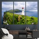 Coastal Lighthouse Wall Art Canvas Print, Cliffside Ocean by MyGreatCanvas | Canvas Wall Art Prints | Photo Prints & Wall Decor