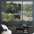 Edward Mitchell Bannister Streamside Wall Art Canvas Print by MyGreatCanvas | Canvas Wall Art Prints | Photo Prints & Wall Decor