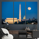 Washington DC Skyline Wall Art Canvas Print – Lincoln by MyGreatCanvas | Canvas Wall Art Prints | Photo Prints & Wall Decor