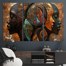 Abstract Afro American Women Wall Art Canvas Print by MyGreatCanvas | Canvas Wall Art Prints | Photo Prints & Wall Decor