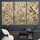 Vintage Birds and Flowers Wall Art Canvas Print, Botanical by MyGreatCanvas | Canvas Wall Art Prints | Photo Prints & Wall Decor