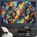 Geometric Abstract Wall Art Canvas Print, Bold Color by MyGreatCanvas | Canvas Wall Art Prints | Photo Prints & Wall Decor