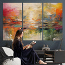 Colorful Abstract Canvas Wall Art — Large Textured Oil by MyGreatCanvas | Canvas Wall Art Prints | Photo Prints & Wall Decor
