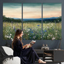 Wildflower Meadow Oil Painting Canvas — Daisy Lavender by MyGreatCanvas | Canvas Wall Art Prints | Photo Prints & Wall Decor