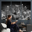 Charlotte Skyline Canvas Wall Art Print – North Carolina Cityscape Photography Print by MyGreatCanvas | Canvas Wall Art Prints | Photo Prints & Wall Decor