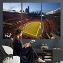 Chicago Bears Soldier Field Canvas Wall Art, NFL Stadium Panorama Print, Football Arena Photography for Sports Fans by MyGreatCanvas | Canvas Wall Art Prints | Photo Prints & Wall Decor
