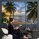 Mar Chiquita Beach Puerto Rico Canvas Wall Art, Manati Caribbean Coastal Photography Print, Tropical Ocean Sunset Decor by MyGreatCanvas | Canvas Wall Art Prints | Photo Prints & Wall Decor