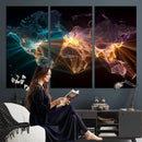 World Map and Global Flight Routes Map Canvas Wall Art, Worldwide Aviation Network Print, International Air Travel Wall Decor by MyGreatCanvas | Canvas Wall Art Prints | Photo Prints & Wall Decor