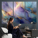 Colorful Abstract Canvas Wall Art Print, Vibrant Popup Color Art Print